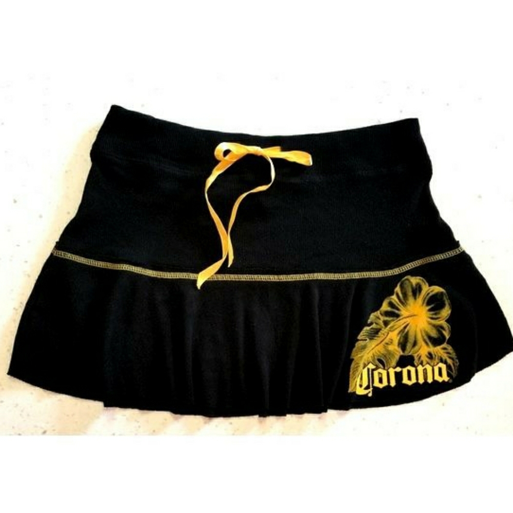 Corona Vtg 2000s Mini Skirt Ribbon Early 00s